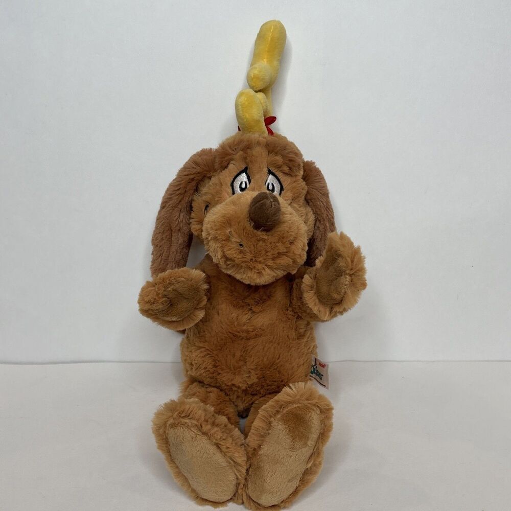 New w/o tag Dr. Seuss How The Grinch Stole Christmas MAX THE DOG Plush Aurora